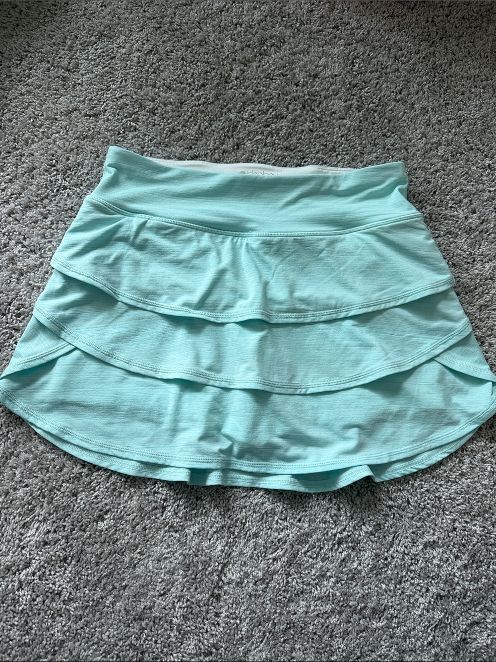 Ideology Tiered Ruffle Active Skirt - Mint